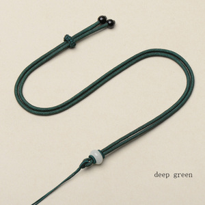 Cordon de <span class=keywords><strong>collier</strong></span> semi-finis de 2 mm, noir, rouge, cyan, vert, longueur réglable de 65 à 70 cm, pour la fabrication de bijoux - Product Image 5