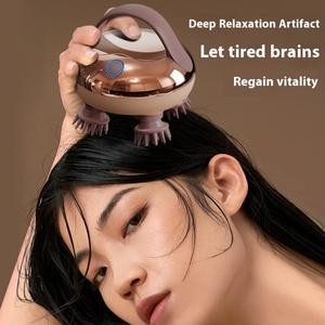 Masseur électrique du cuir chevelu le plus vendu avec fonction de pétrissage, appareil de soin de la tête portable pour usage domestique - Product Image 3