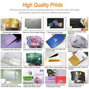 Frosted PVC Blue <b>Gold</b> Silver Laser Foil Logo Custom Print NFC <b>Card</b> - Product Image 6