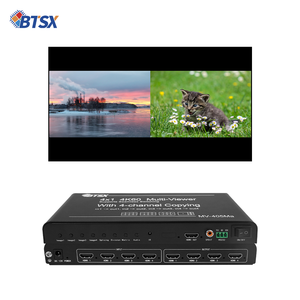 Commutateur sans couture Bitvisus 4K60Hz, séparateur matriciel <span class=keywords><strong>HDMI</strong></span>, 12 modes de division, multi-viseur, 1x2, <span class=keywords><strong>1x3</strong></span>, 1x4, 2x2, contrôleur de mur vidéo - Product Image 3