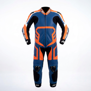 <b>Mens</b> Zuzuki Genuine Cowhide/Kangaroo Motorbike Racing High-Performance Leather 1Pc Suit <b>Jumpsuit</b>/Traje <b>for</b> Track Days, Riding CE - Product Image 1