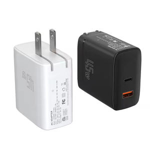 อะแดปเตอร์ชาร์จเร็ว PD 45W แบบ USB-C พร้อมพอร์ต USB-A/USB-C คู่ หัวปลั๊กแบบ US/EU/UK สำหรับใช้ในบ้านและสำนักงาน - Product Image 5