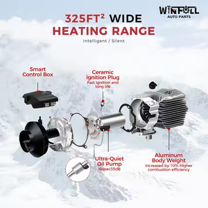 Nuovo Arrivo 2025 <span class=keywords><strong>M</strong></span>-PULL WP5001 5KW 8KW 12V 24V 110V Riscaldatore Diesel da Parcheggio Tutto in Uno Portatile per Camper, Camion, Barca - Product Image 6