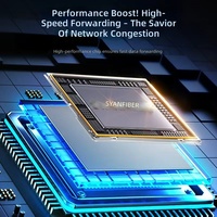Switch Ethernet rapide non géré 5 ports 10/100 Mbps, boîtier plastique, adapté aux caméras IP de vidéosurveillance