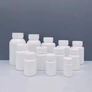 150ml Medizin flaschen Pe 80ML 100ML Pillen flasche mit Schraub verschluss Leerer Plastik kapsel behälter