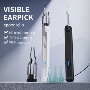 Limpiador Visual de Cera <span class=keywords><strong>para</strong></span> Oídos con Cámara HD, Recargable por Tipo-C, Diseño Inteligente Inalámbrico - Product Image 1