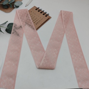 Banda Elástica Jacquard Personalizada de Alta Calidad, 3.5cm de Ancho, Cinta de Poliéster y Nailon con Logotipo de Marca para Ropa Interior, Cintura de Sujetador - Product Image 1