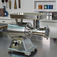 Hachoir à viande commercial électrique de haute qualité en acier inoxydable avec nouveau moteur pour usage domestique et restaurant
