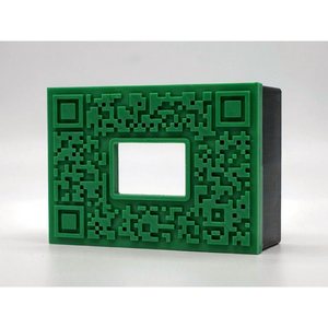 Placa de código QR en relieve bicolor para menú y pago en mesa, impresión 3D FDM, desde 6,90 € cada una - Product Image 1