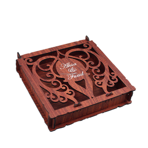 High Quality Luxury Wooden Box Laser Cut Indian <strong>Wedding</strong> Invitations Birthday Invitation <strong>Cards</strong> Gift <strong>Boxes</strong> - Product Image 1