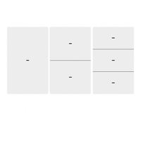 Interrupteurs à bouton standard américains, interrupteur intelligent pour la commande à distance des interrupteurs de maison intelligente avec ligne neutre