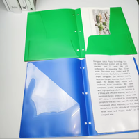 Promotions Fabricant : Dossiers de Bureau en Plastique PP Format A4, 3 Trous, pour Organiser les Documents Papier, Vert