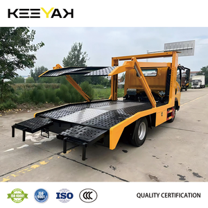 Camion porte-voitures à double pont HOWO 6 tonnes, camion plateau <span class=keywords><strong>de</strong></span> remorquage avec moteur Weichai pour un <span class=keywords><strong>transport</strong></span> automobile efficace - Product Image 5