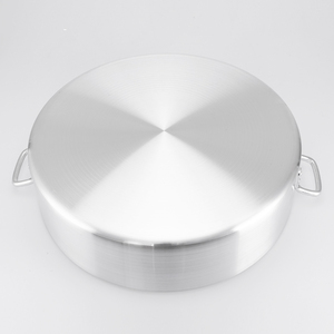 Brasero <span class=keywords><strong>de</strong></span> aluminio <span class=keywords><strong>de</strong></span> un solo fondo <span class=keywords><strong>grande</strong></span> <span class=keywords><strong>de</strong></span> alta calidad para freír y sopas, versátil para uso en cocina <span class=keywords><strong>de</strong></span> restaurante y hotel - Product Image 4