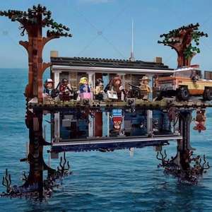 NUOVO Stranger <span class=keywords><strong>Things</strong></span> Casa di Creel Serie Idea, Blocchi di Costruzione in Plastica Assemblabili, Giocattoli a Tema Cinematografico 75810 11370 - Product Image 2