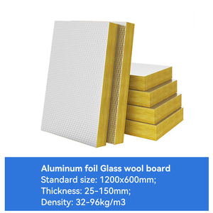Vente d'usine : Panneau de toiture en laine de verre isolant thermiquement avec feuille d'aluminium - Product Image 2