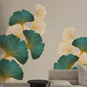 <span class=keywords><strong>Adesivi</strong></span> <span class=keywords><strong>murali</strong></span> a foglia verde soggiorno fresco camera da letto sala da pranzo decorazione <span class=keywords><strong>adesivi</strong></span> carta da parati autoadesiva rimovibile - Product Image 5