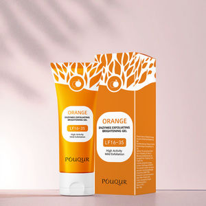 유기농 오렌지 각질 제거 젤 클렌저 제거 각질 브라이트닝 페이셜 클렌징 각질 제거 젤 - Product Image 1