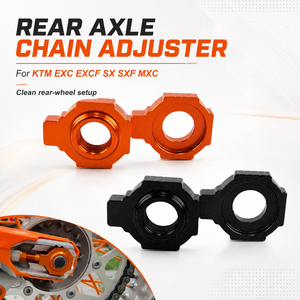 Tendeur de chaîne arrière pour moto 20mm 22mm pour KTM EXC EXCF SX <span class=keywords><strong>SXF</strong></span> MXC 125 200 <span class=keywords><strong>250</strong></span> 300 380 400 450 520 525 - Product Image 1