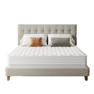 COSTFULL otel ev mobilya yüksek kaliteli sıkıştırılmış hibrid yaylı şilte 12 inç orta firma hissediyorum hipoalerjenik ortopedik - Product Image 1