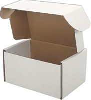 Boîte auto-élevante en carton kraft ondulé durable et écologique, gaufrage, taille personnalisée, emballage pliable pour expédition, logo couleur personnalisée