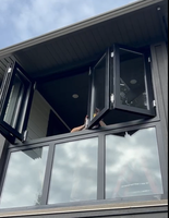 PRIMA Modernes Aluminium-Faltfenster mit thermisch getrennten Profilen, energiesparend & regendicht, flexibel zu öffnen für Haus oder Villa