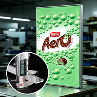 Bingkai Poster Aluminium 17mm, Bingkai Light Box Kain untuk Iklan, Tanpa Lampu, untuk Toko Kecantikan, Produksi China