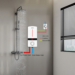 220V 4.5kW Anlabeier Brand Factory Direct <b>Small</b> ABS Touch Control IPX4 for Bathroom Kitchen Sink wall mount tankless <b>heater</b> - Product Image 3