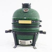 Barbecue Kamado en céramique de 13 pouces de haute qualité, sur mesure, avec plusieurs modes de cuisson, pour patio, mini barbecue au charbon de bois