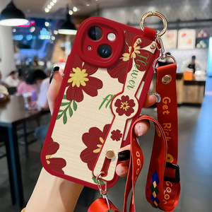 Iphone15 trường hợp điện thoại iphone14promax của phụ nữ 12pro chống rơi 13 Crossbody Mini với dây buộc <span class=keywords><strong>x</strong></span> trường hợp mềm - Product Image 2