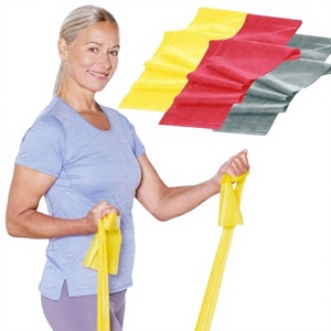 Prodotti Più Venduti in Cina: Fasce Elastiche per <span class=keywords><strong>Fitness</strong></span> con Logo Personalizzato, 5 Livelli di Resistenza per Allenamento Glutei - Product Image 1