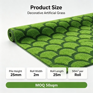 <span class=keywords><strong>Gazon</strong></span> synthétique à motifs 3D pour l'extérieur, résistant aux UV, tapis écologique, moquette douce, <span class=keywords><strong>gazon</strong></span> artificiel pour jardin, cour arrière - Product Image 2