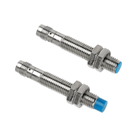 Capteur de proximité inductif miniature 3 broches 3 fils NPN PNP NO NC 24V DC avec distance de détection de 1 mm