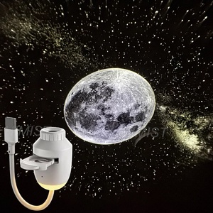 Projecteur d'étoiles pour <span class=keywords><strong>plafond</strong></span> de voiture HD, LED USB, décoration d'ambiance étoilée de Noël, lumière romantique Saturne Lune Galaxie pour soirée - Product Image 2