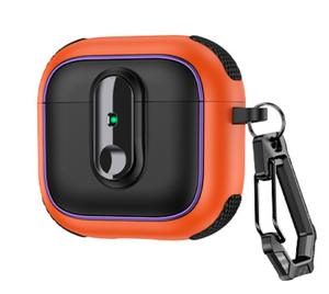Funda de TPU de Diseño de Lujo para <span class=keywords><strong>AirPods</strong></span> Pro 2 3 4 con Soporte, Mosquetón, Diseño Magnético Antipérdida en la Parte Posterior, Color Personalizado - Product Image 1