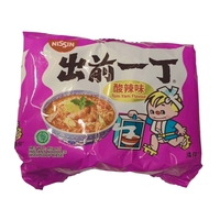 Convenient Instant Dry Pack Fried Asian Noodles - Tomato Yam Flavor Wheat Flour Spicy Soup