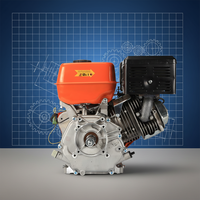 Moteur à essence miniature 4 temps 420 cc 6-7 CV refroidi par air, facile à utiliser, conforme aux normes EPA Tier 1, 154F170F190F