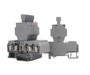 6.3A 250V दीन रेल घुड़सवार के साथ फ्यूज टर्मिनल ब्लॉक, disconnector टर्मिनल ब्लॉक - Product Image 1