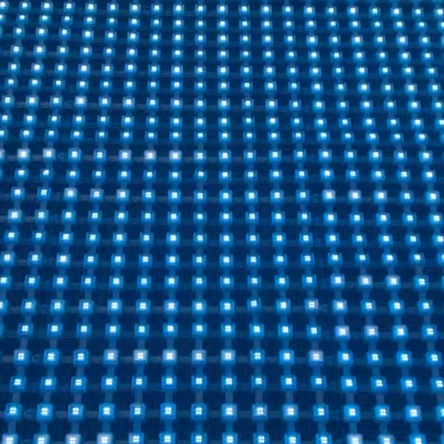 High Transmittance Led Mesh Display Triangular Led Grid Screen SHLED P31.25 for Outdoor Irregular Installation