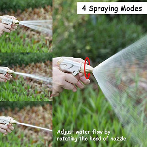 Anti Rust Copper Nozzle High Pressure Garden Water Spray Gun Durable Metal Hand Sprayer for <b>Pet</b> <b>Bathing</b> <b>Cleaning</b> - Product Image 6