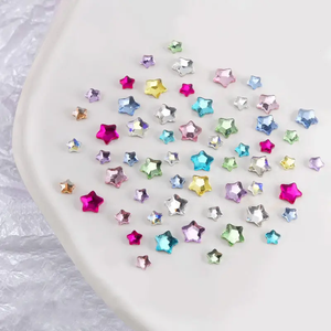 Vente en gros usine de pierres de cristal en verre de haute qualité pour la décoration d'ongles à dos plat, pour le nail art et les gemmes DIY - Product Image 6