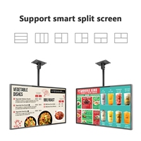 Pantalla Digital de Pared, Máquina de Publicidad Colgante, Monitores Interactivos Inteligentes de 32/43 Pulgadas para Menús, Tiendas y Centros Comerciales