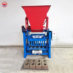 Perú caliente usando el precio de la máquina de producción de pavimento sólido hueco de ladrillo de cemento de hormigón semiautomático
