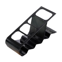 Support de télécommande de climatiseur et TV sans perçage à quatre trous, organisateur de bureau en plastique, créatif et multifonctionnel