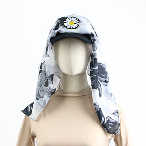 מותאם אישית 2 ב 1 כובע כובע החיג 'אב צעיף יוקרה, עקומה 6 פאנל רקמה לוגו חטוף שמש gorras כובע בייסבול לאישה - Product Image 3