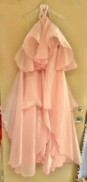 Robes décontractées longues pour femmes OUDINA, élégantes, couleur bonbon, style halter, satin plissé, grandes tailles