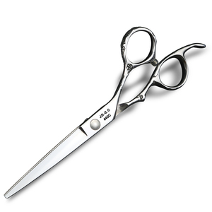 Ensemble de ciseaux et peigne pour cheveux en acier inoxydable, ciseaux courbes, peigne à effiler, outils de coupe pour barbier - Product Image 2