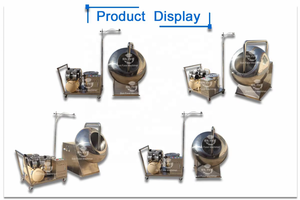 Machine de fabrication de glaçage automatique pour chocolat, noix, <span class=keywords><strong>amandes</strong></span>, cacahuètes, saveurs mélangées, usage commercial et industriel, pour en-cas - Product Image 2
