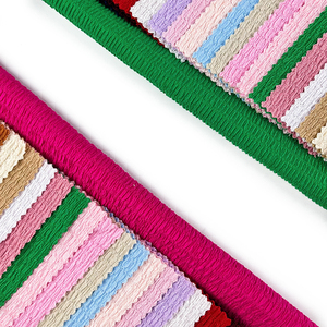 Bán buôn thời trang Jacquard Crinkle <span class=keywords><strong>Crepe</strong></span> vải dệt <span class=keywords><strong>Polyester</strong></span> Spandex kéo dài vải telas cho người phụ nữ Ăn mặc - Product Image 6