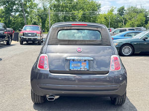 FIAT 500 Pop <span class=keywords><strong>Cabrio</strong></span> 2018 con Basso Chilometraggio, Guida <span class=keywords><strong>a</strong></span> Sinistra, Trazione Anteriore, Cambio Automatico, Cerchi R16, Sedili in Tessuto, Sistema di Navigazione, Avviamento Remoto, Android - Product Image 4